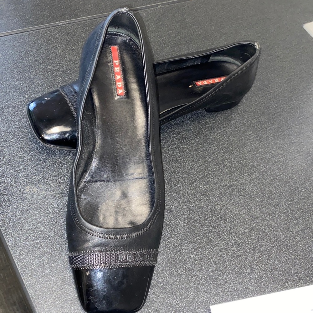 Prada ballerina flats